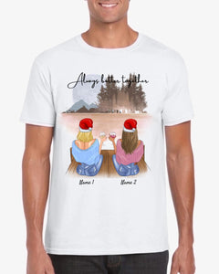Christmas Friends with Drink - Personalized T-Shirt