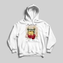 Load image into Gallery viewer, Best Friends Christmas By The Fireplace Personalized Hoodie Unisex (2-3 Women)
