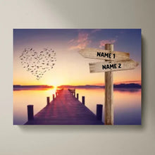 Load image into Gallery viewer, Our Favorite Place - Personalized Canvas with Name Tags (2 - 8 People)
