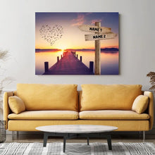 Load image into Gallery viewer, Our Favorite Place - Personalized Canvas with Name Tags (2 - 8 People)
