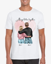Load image into Gallery viewer, Best Couple - Personalized T-Shirt (100% Cotton, Unisex)
