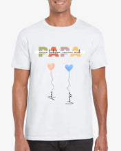 Load image into Gallery viewer, Meine Liebsten nennen mich PAPA - Personalisiertes T-Shirt (100% Baumwolle, Unisex)
