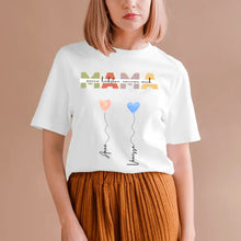 Load image into Gallery viewer, Meine Liebsten nennen mich MAMA - Personalisiertes T-Shirt (100% Baumwolle, Unisex)
