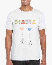 Load image into Gallery viewer, Meine Liebsten nennen mich MAMA - Personalisiertes T-Shirt (100% Baumwolle, Unisex)
